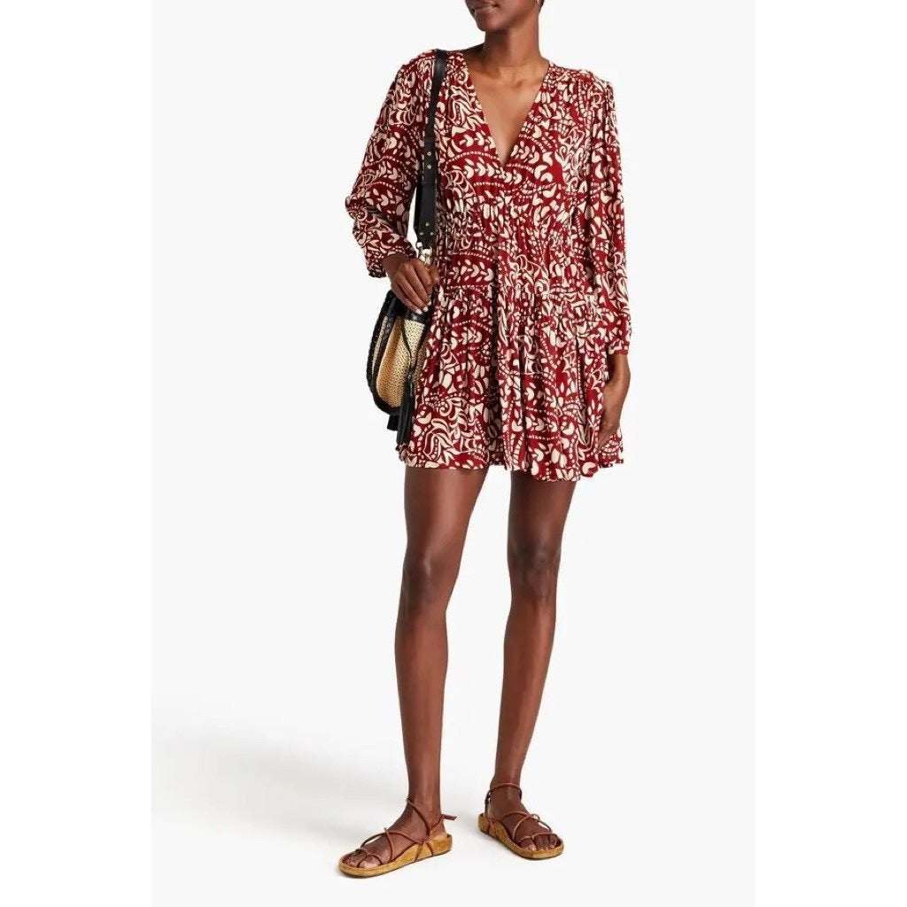 ba&sh Kimy Floral Mini Dress Size 0 XS NWT