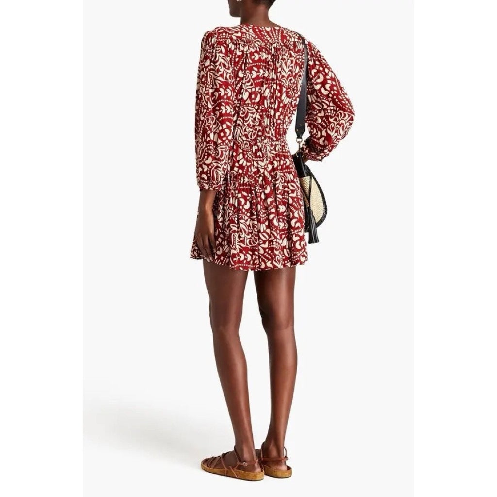 ba&sh Kimy Floral Mini Dress Size 0 XS NWT