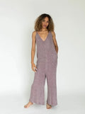 Mina Lisa Ribbed Knit Jumpsuit Medium NWT