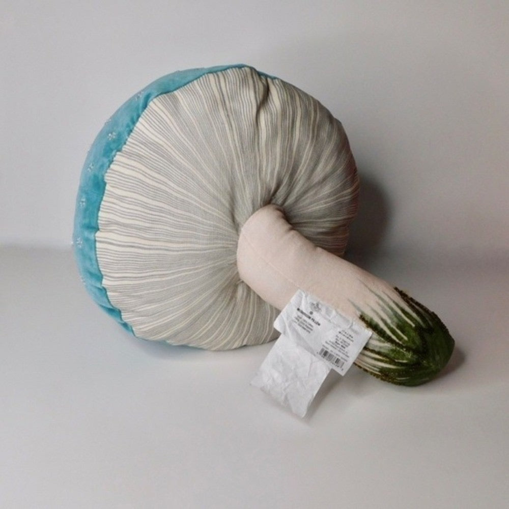 NWT!! JOHN DERIAN for Target Mushroom Shaped Pillow Beaded Accent Pillow Velvet