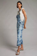 Anthropologie Pilcro Tie-Dye Denim Overalls Size 31 NWT