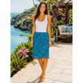 NWT RIP SKIRT Length 3 Wailea Blue Wrap Skirt Adjustable Beach XX-Large XXL