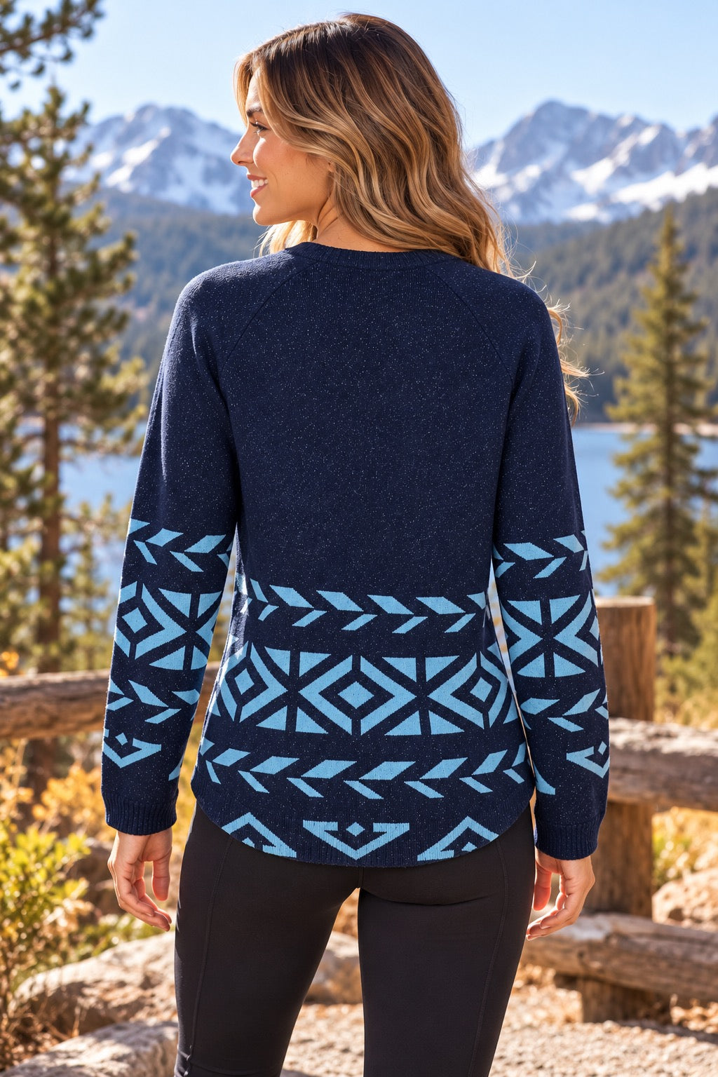 Title Nine Por Vida Wool Silk Sweater M