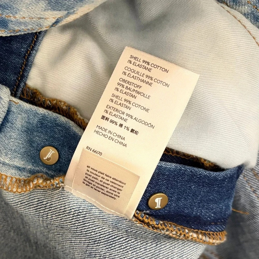 Anthropologie Pilcro Tie-Dye Denim Overalls Size 31 NWT