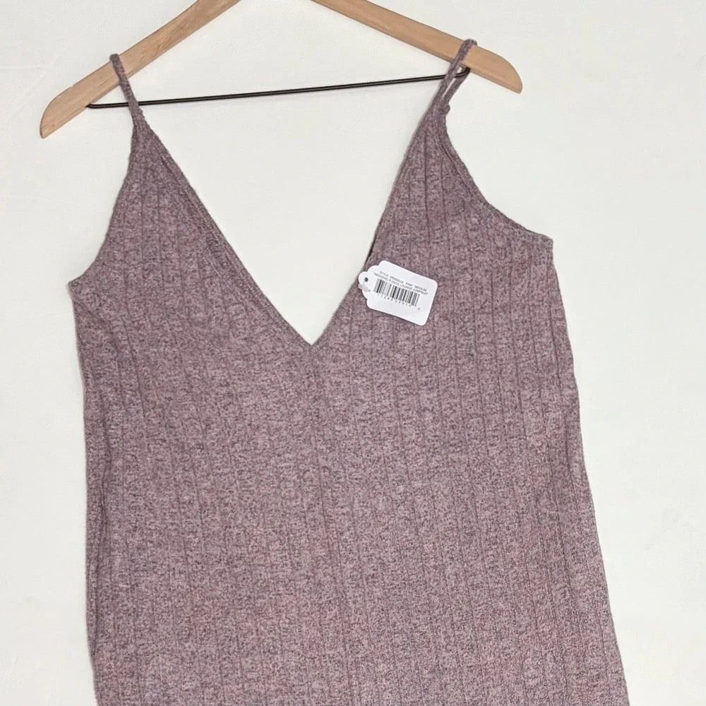Mina Lisa Ribbed Knit Jumpsuit Medium NWT
