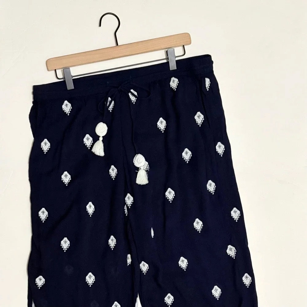 Sundance Le Meridien Embroidered Pants Large