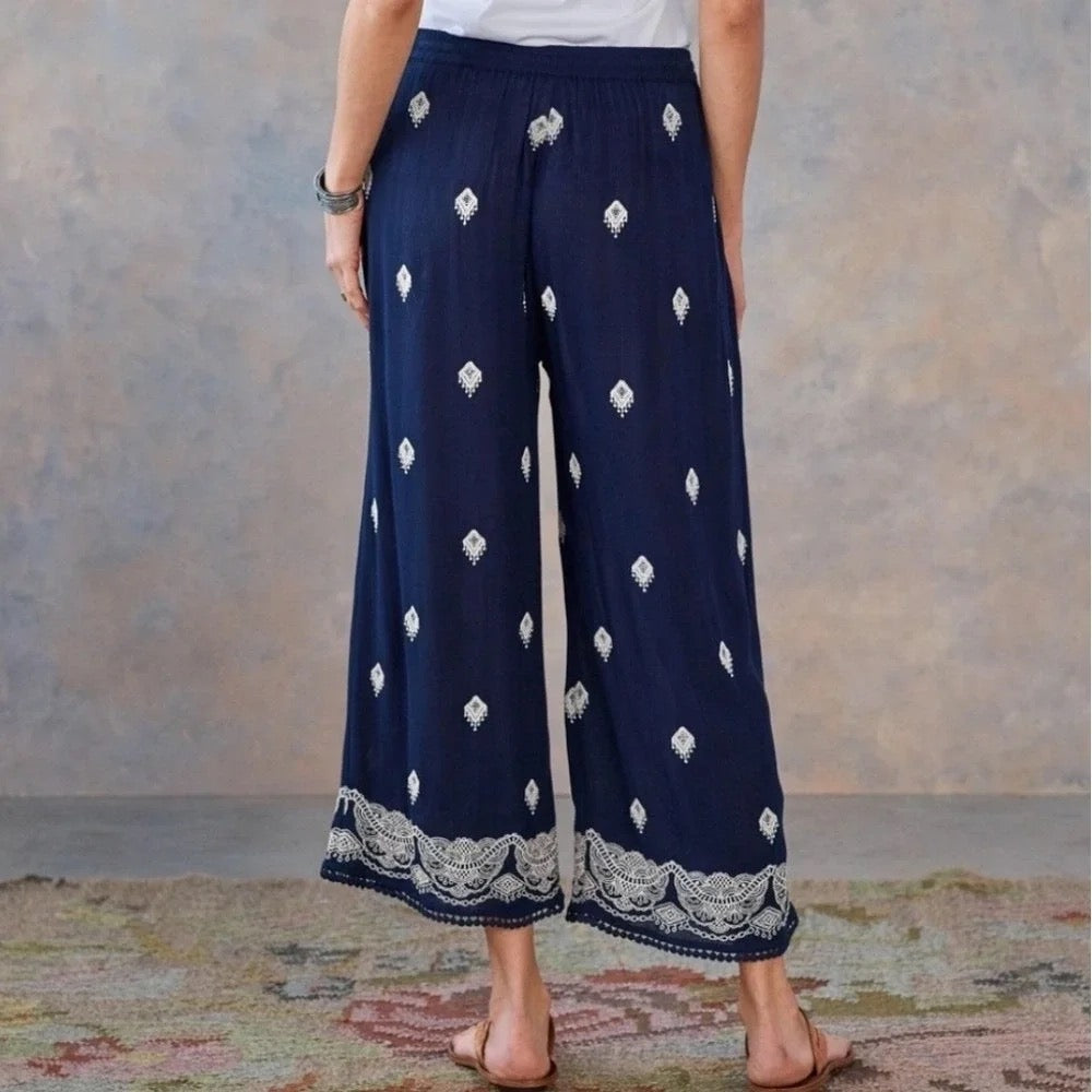 Sundance Le Meridien Embroidered Pants Large