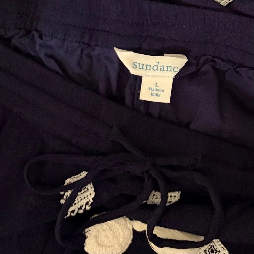 Sundance Le Meridien Embroidered Pants Large